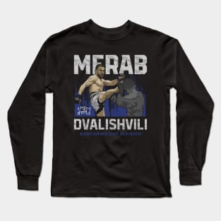 Merab Dvalishvili Head Kick Long Sleeve T-Shirt